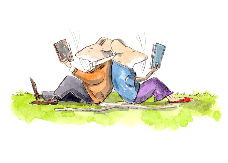 steve and girl reading 001